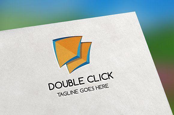 Double Click Logo - Double Click Logo ~ Logo Templates ~ Creative Market