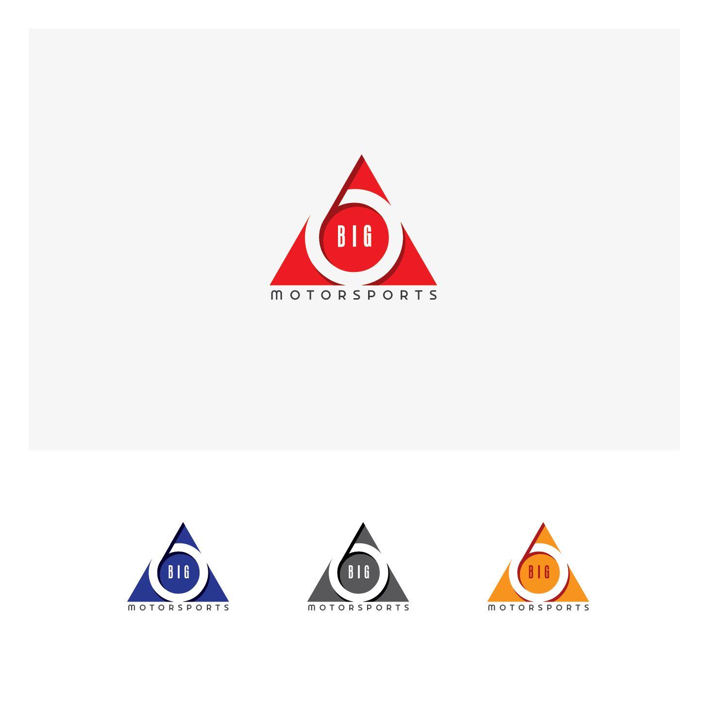 Triangle Automotive Logo - Masculine, Bold, Automotive Logo Design for Big 6 Motorsports