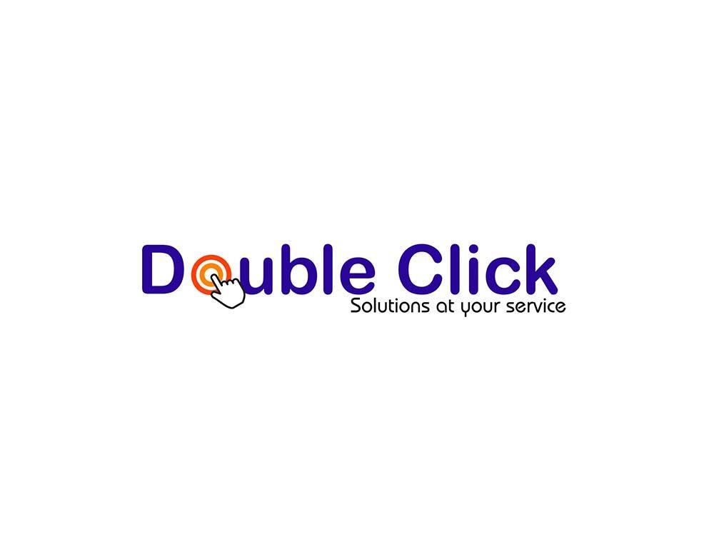 Double Click Logo - Professional, Serious, Information Technology Logo Design