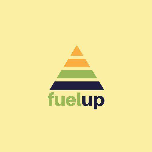 Triangle Automotive Logo - Colorful Fuel Up Triangle Automotive Logo
