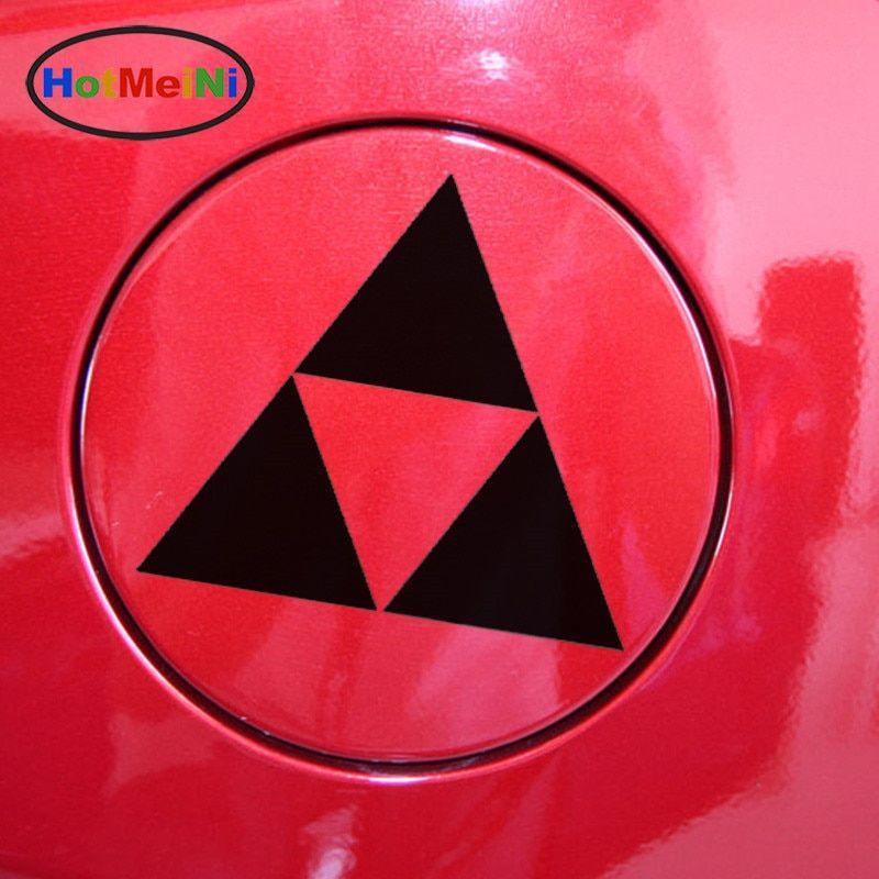 Triangle Automotive Logo - HotMeiNi Wholesale 50pcs Lot Triangle Logo Zelda Car Sticker