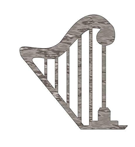 Harp Shape Logo - Amazon.com: Harp - Plasma Cut Metal Shape MSC6-M: Handmade