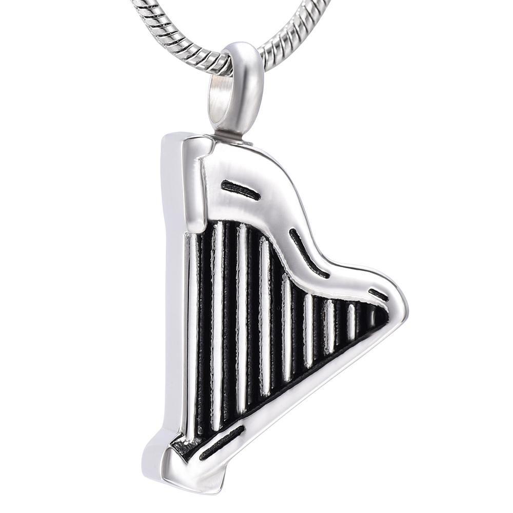 Harp Shape Logo - Wholesale LKJ9969 Harp Shape Necklace For Music Lover'S Ash Memorial ...