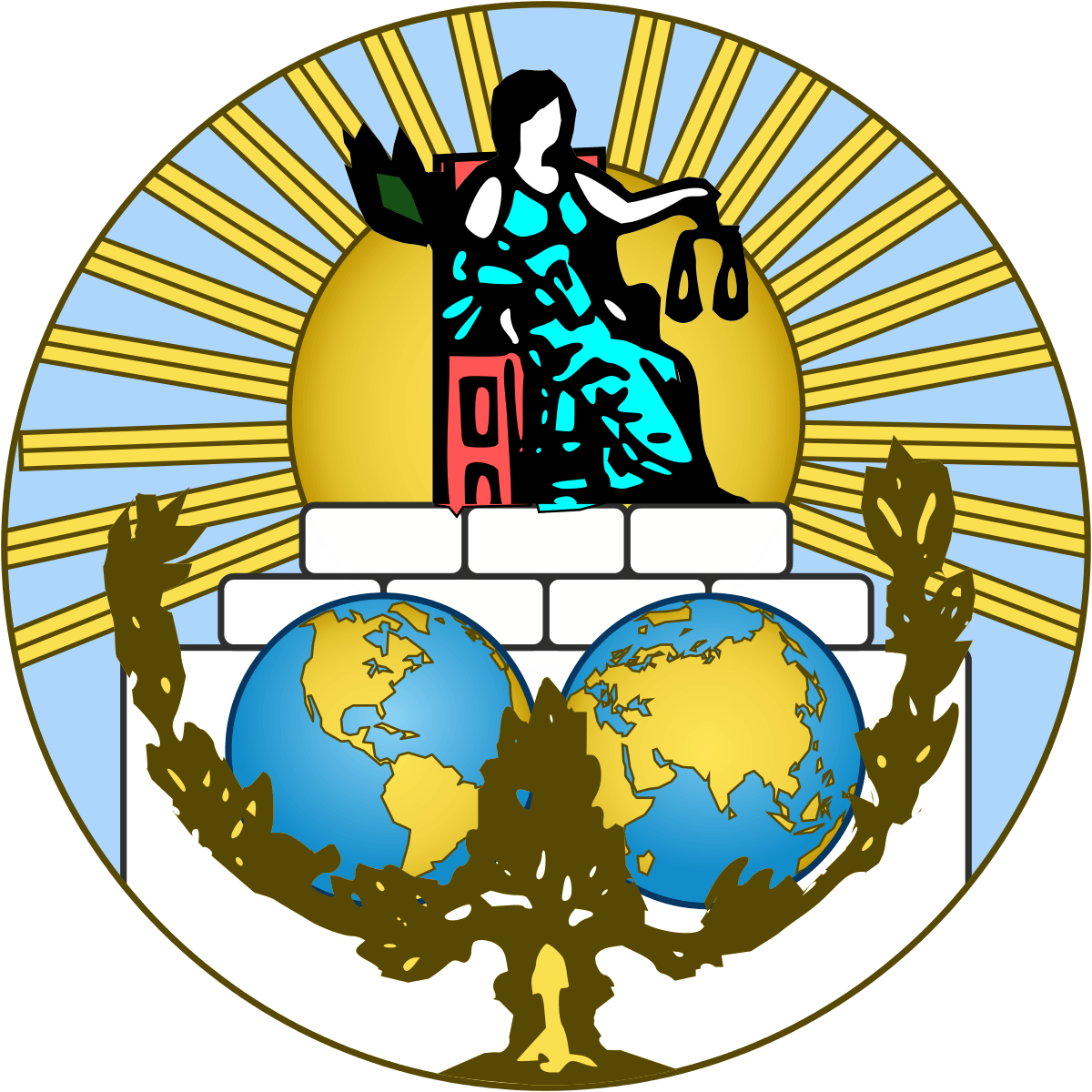 World Court Logo - Statute of the International Court of Justice