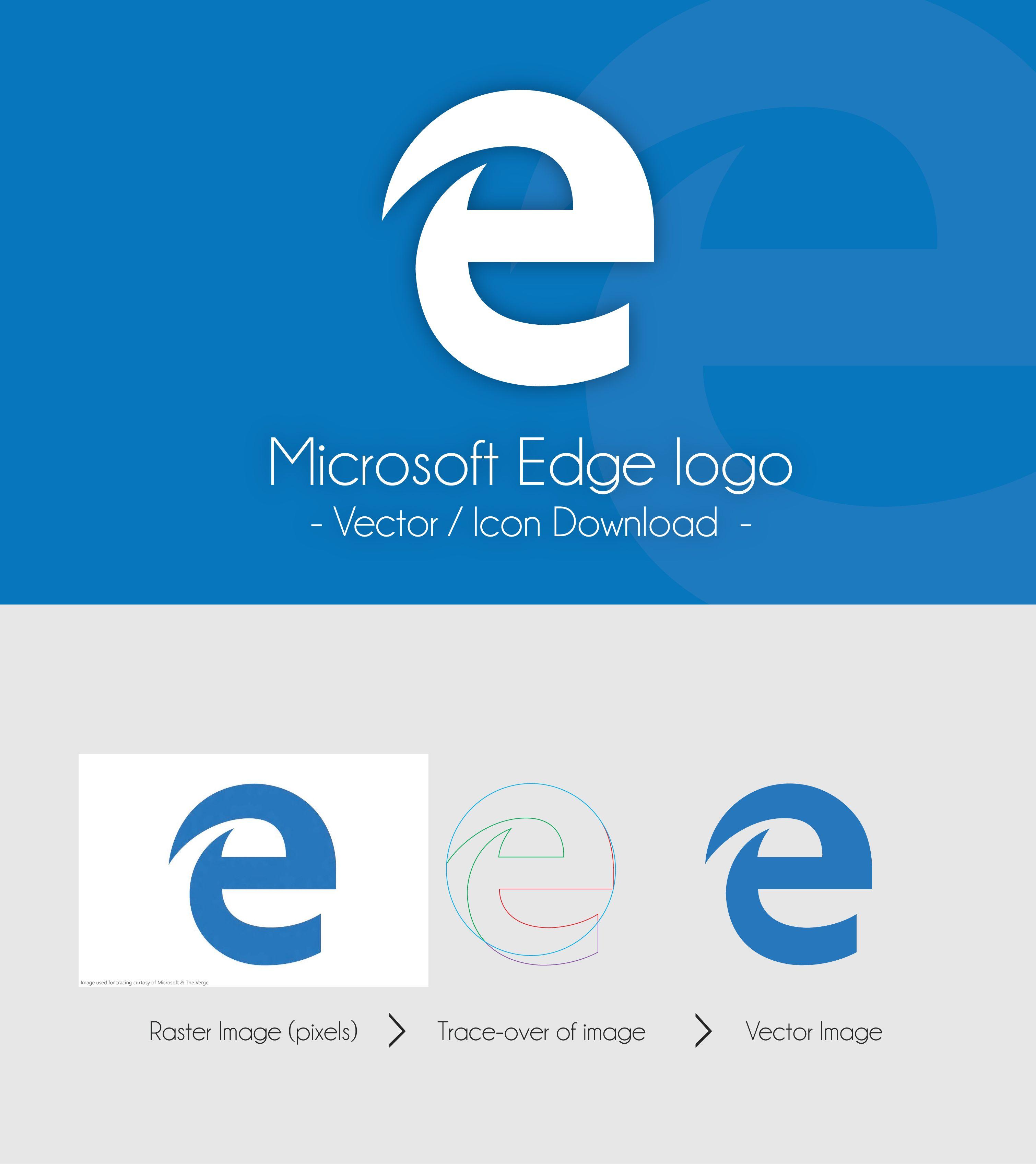 Microsoft Edge Logo - Microsoft Edge Logo - Icon and Vector Download by dAKirby309 on ...