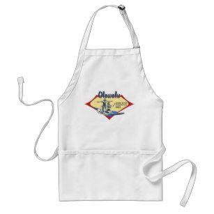 Hawaiian Flag Superman Logo - Vintage Hawaii Aprons | Zazzle