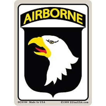 Military Eagle Logo - US Military Armed Forces Sticker Decal - U.S. Army - 101st Airborne ...
