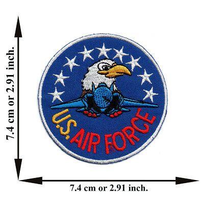 Military Eagle Logo - UNITED STATES US Air Force Army Military Eagle Logo Applique Iron