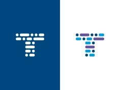 Blue Letter T Logo - Best Letter T image. Brand design, Branding design, Brand identity