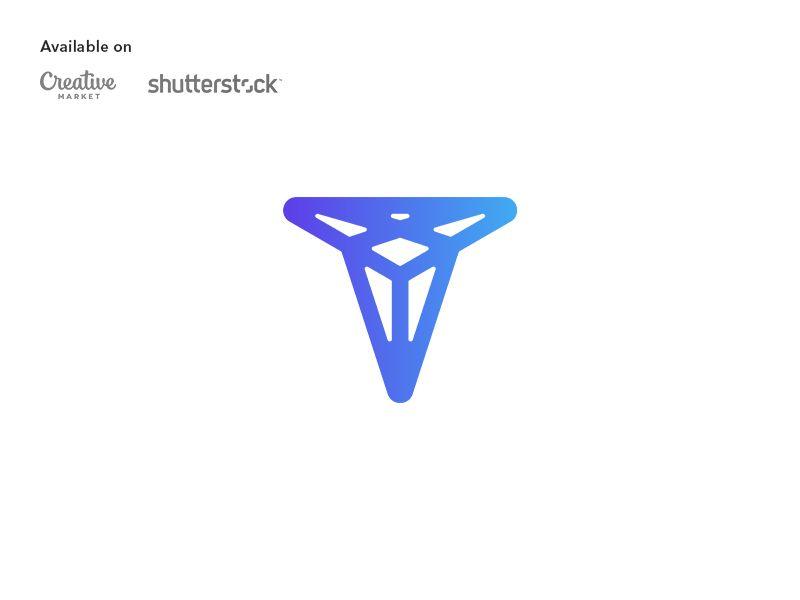 Blue Letter T Logo - Letter T logo design by emwaiem | Dribbble | Dribbble