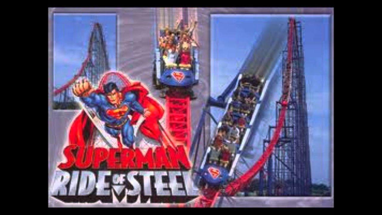 Hawaiian Flag Superman Logo - Top 10 Roller Coasters at Six Flags - YouTube