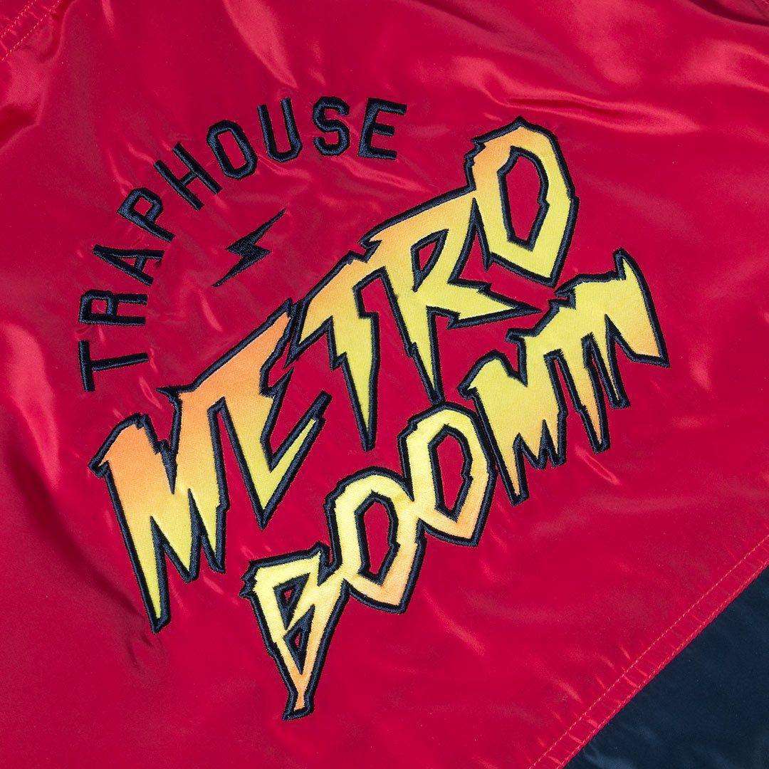 Metro Boomin Logo - ClubForeign Performance Windbreaker Jacket Yellow Black - Trends Society