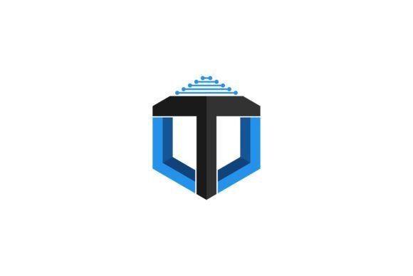 Blue Letter T Logo - Letter T logo Graphic