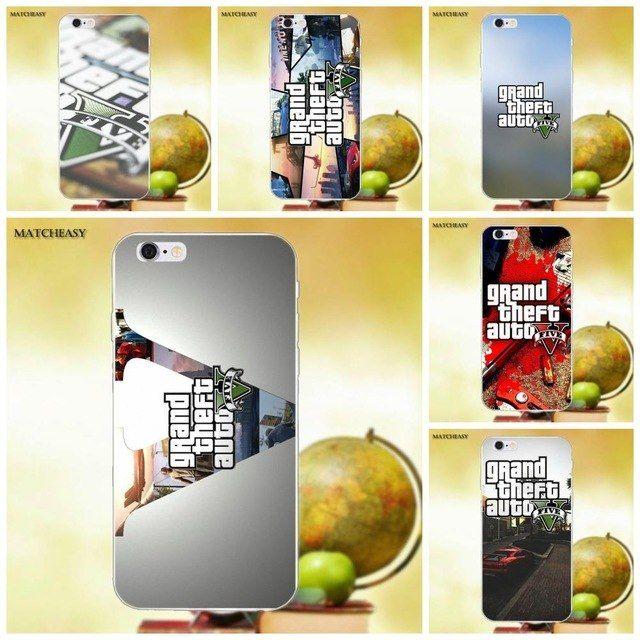 GTA Phone Logo - Soft Silicone TPU Transparent Phone Case Skin Cover Grand Theft Auto