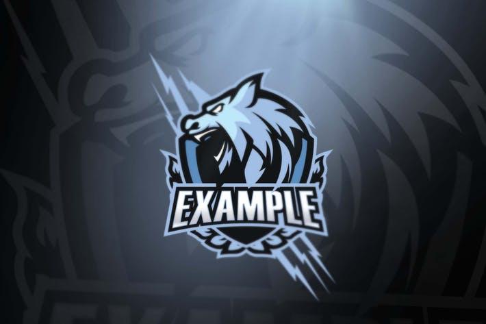 White Wolf Logo - White Wolf sport and esports logos by ovozdigital on Envato Elements