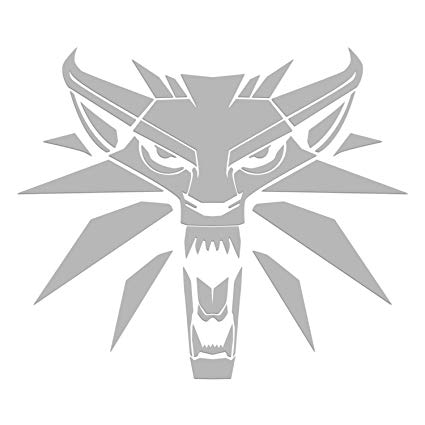 White Wolf Logo - Amazon.com: WHITE WOLF LOGO FROM WITCHER VIDEO GAMEVINYL STICKERS ...