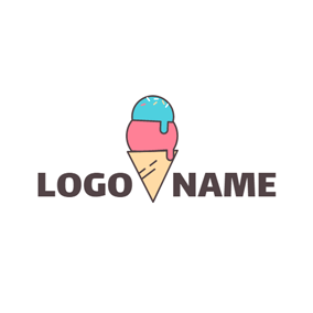Ice Cream Cone Logo - Free Ice Cream Logo Designs. DesignEvo Logo Maker