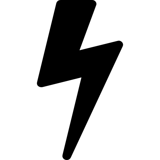 Horizontal Lightning Bolt Car Logo - Lightning bolt shadow Icons | Free Download