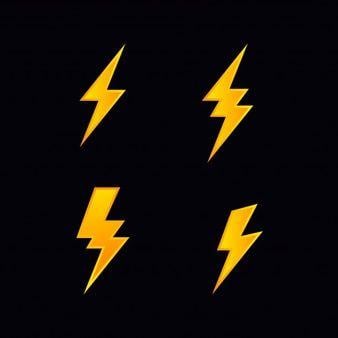 Orange Lightning Bolt Logo - Lightning Vectors, Photos and PSD files | Free Download