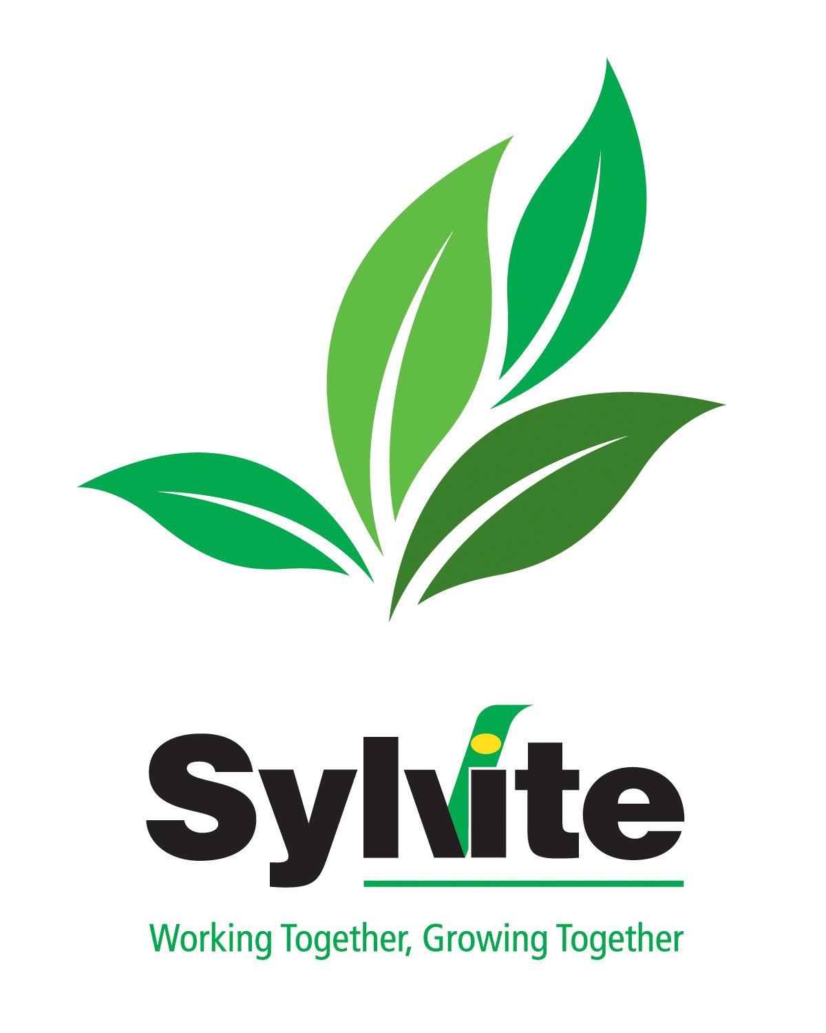 White Leaf Logo - Sylvite Logo (leaves) on white RGB. Golden Horseshoe Soil & Crop