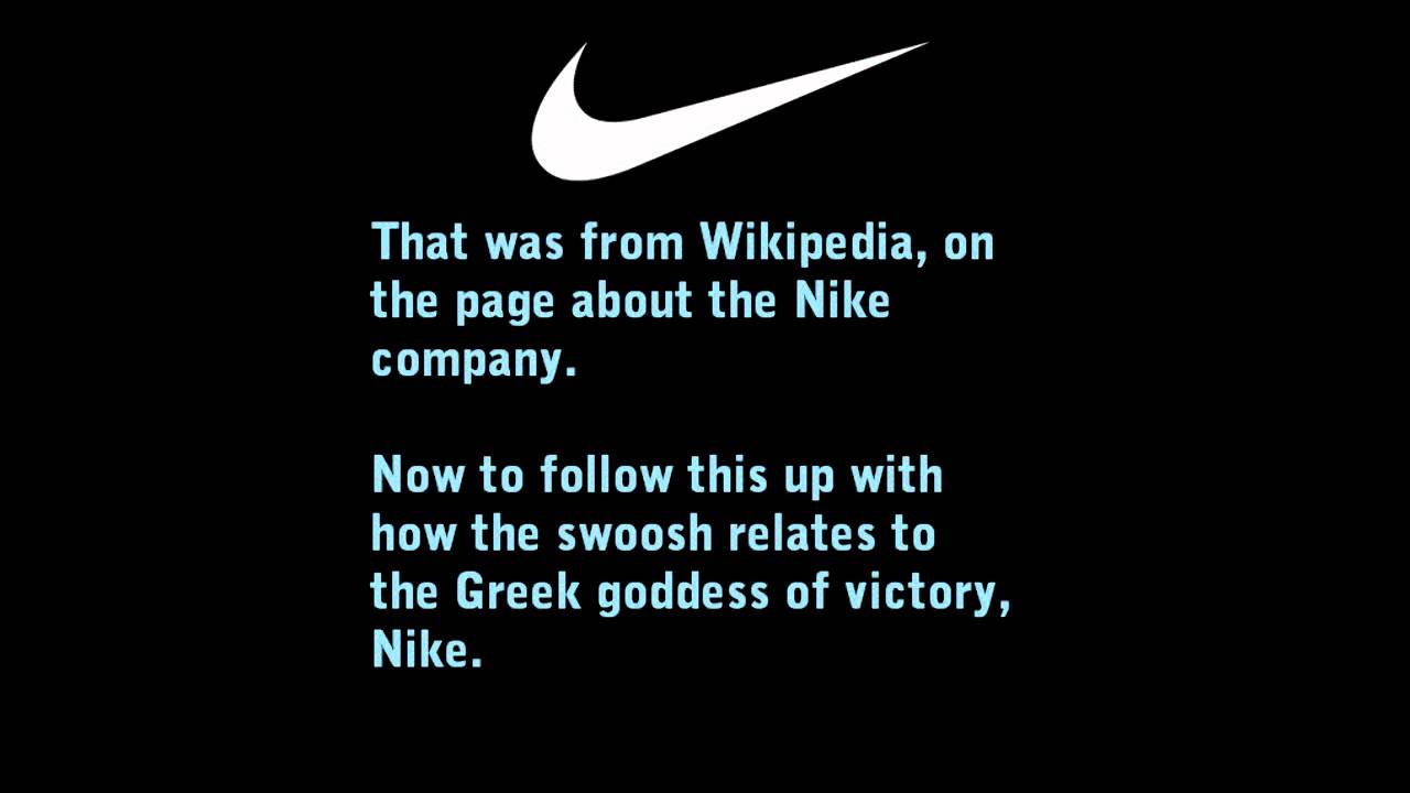 Greek Word Logo - Nike Logo Meaning + Justification of logo decryption - YouTube