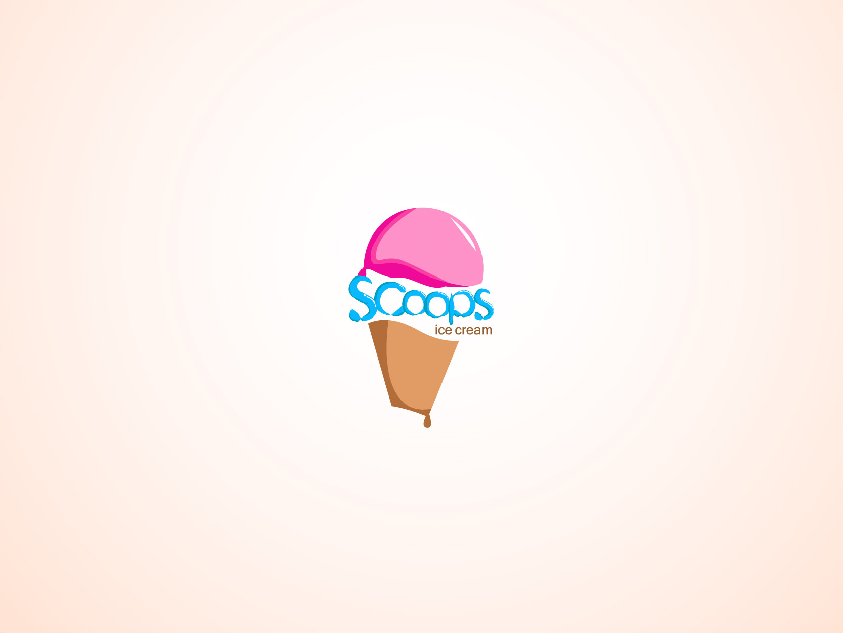 Ice Cream Cone Logo - Logo Design Contests Captivating Logo Design for SCOOPS ICE CREAM