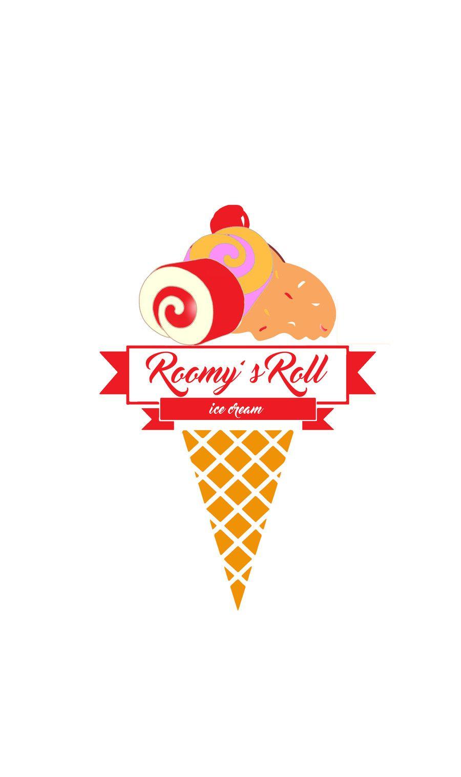 Ice Cream Cone Logo - Entry #21 by minastudio for Design a Logo for Fried Ice Cream Roll ...
