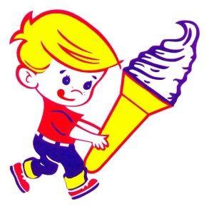 Ice Cream Cone Logo - Frosty Boy Logo