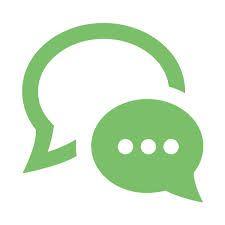 Green Message Bubble Logo Logodix