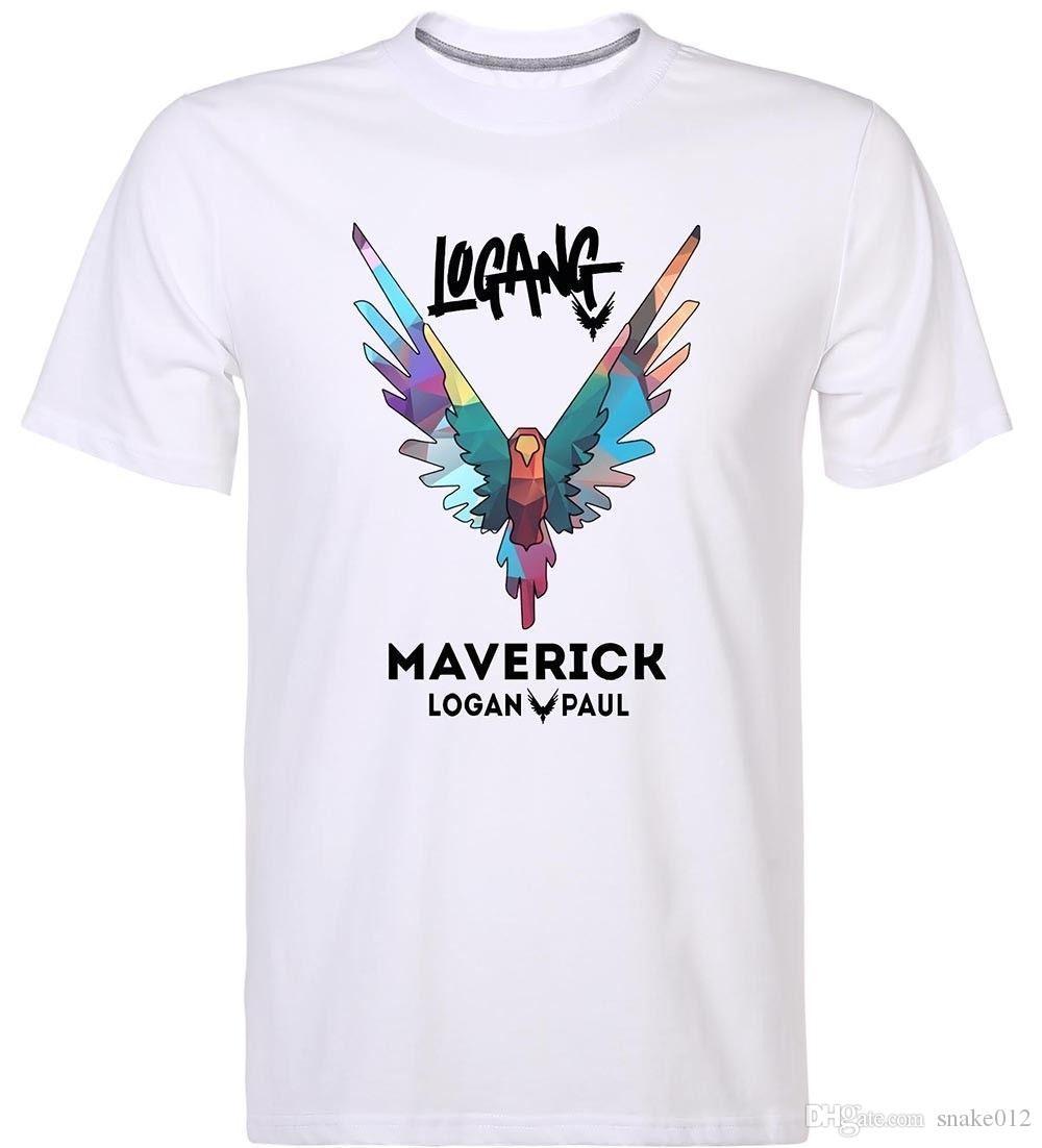 Maverick Bird Logo - New 2018 New Maverick Bird Logo Logan Paul Logo T Shirt T Shart Fun ...