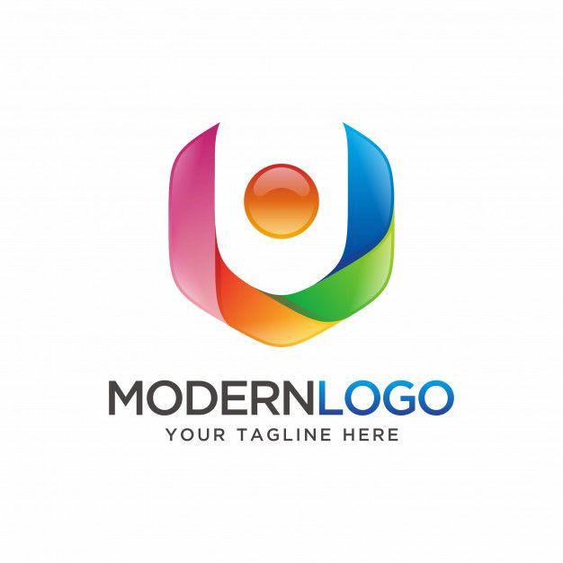 Using the Letter U Logo - Letter U logo design with dot. Vector | Premium Download