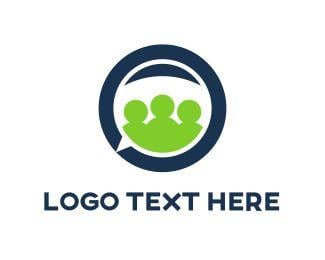Green Message Bubble Logo - Speech Bubble Logo Maker | BrandCrowd