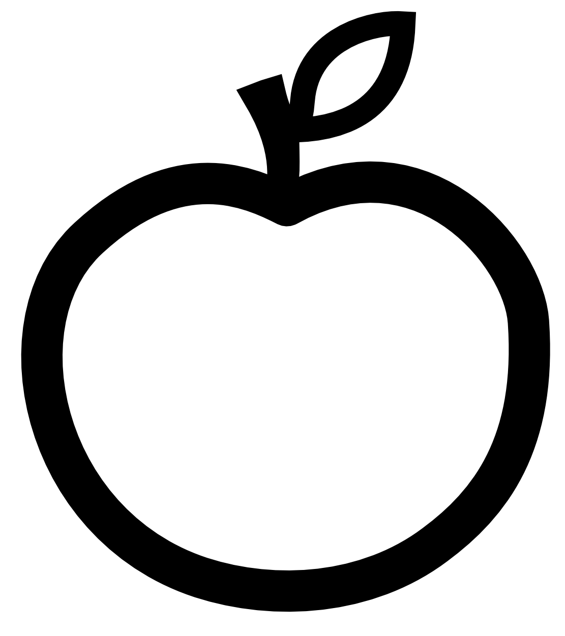 Cute Black and White Logo - Free White Apple Cliparts, Download Free Clip Art, Free Clip Art on ...