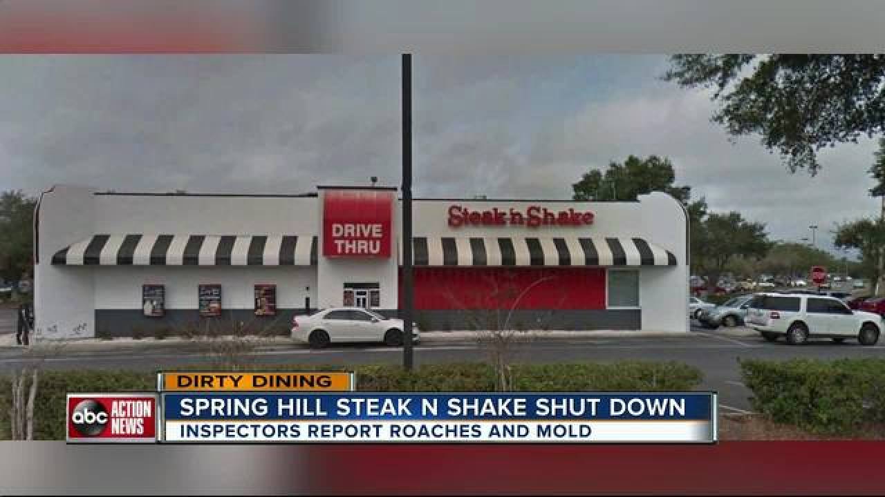 Old Steak and Shake Logo - Dirty Dining: Steak 'n Shake shut down for a day after live roaches