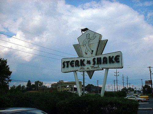 Old Steak and Shake Logo - old steak n shake sign | MBK (Marjie) | Flickr