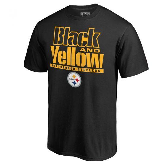Black and Yellow Steelers Logo - Pittsburgh Steelers Black And Yellow Short Sleeve T Shirt