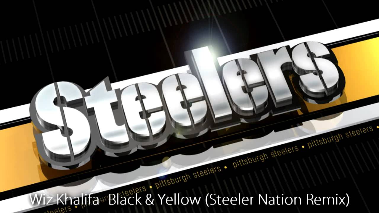 Black and Yellow Steelers Logo - Wiz Khalifa - Black & Yellow (Steeler Nation Remix) HIGH QUALITY ...