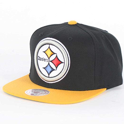 Black and Yellow Steelers Logo - Amazon.com: Pittsburgh Steelers Big Logo Black/Yellow Adjustable ...