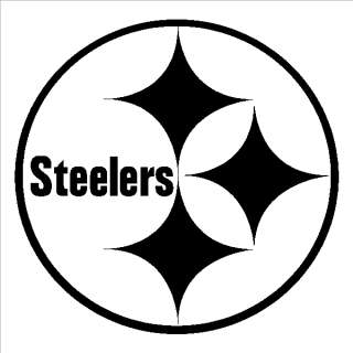 Black and Yellow Steelers Logo - Gold Pittsburgh Steelers Logo Auto Decal Window Sticker on PopScreen