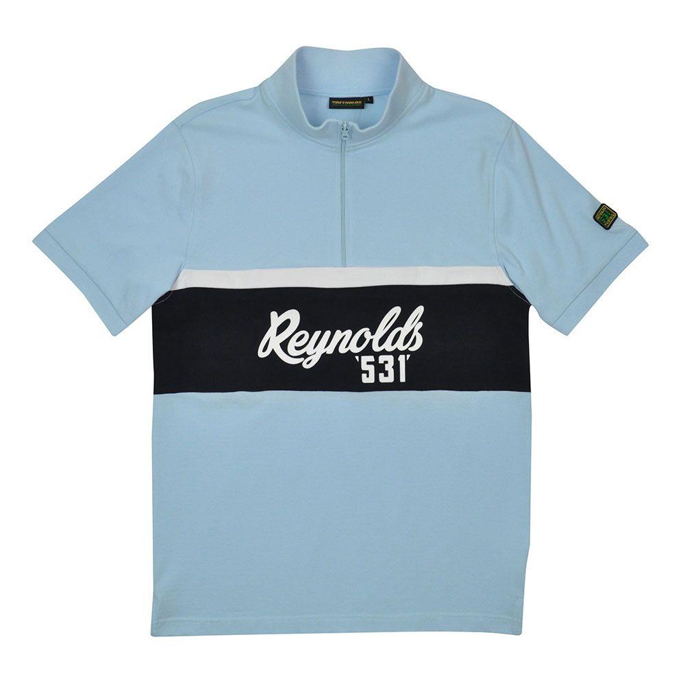 Light Blue Polo Logo - Reynolds 531 polo shirt light blue