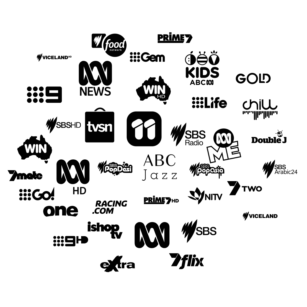 TV Network Logo - Australian TV Logos / Icons for Tvheadend or Kodi - Pure Services