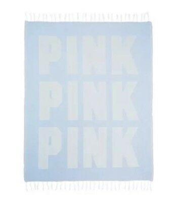 Pastel Beach Logo - NWT VICTORIAS SECRET VS PINK Beach Blanket Pastel Pink Logo Limited ...