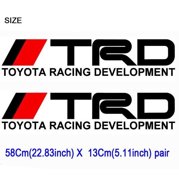 Toyota Racing Logo - TOYOTA TRD STICKER - koreasticker.com