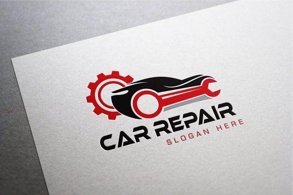 Mechanic Automotive Repair Logo - Car Repair Logo Logo Templates Creative Market