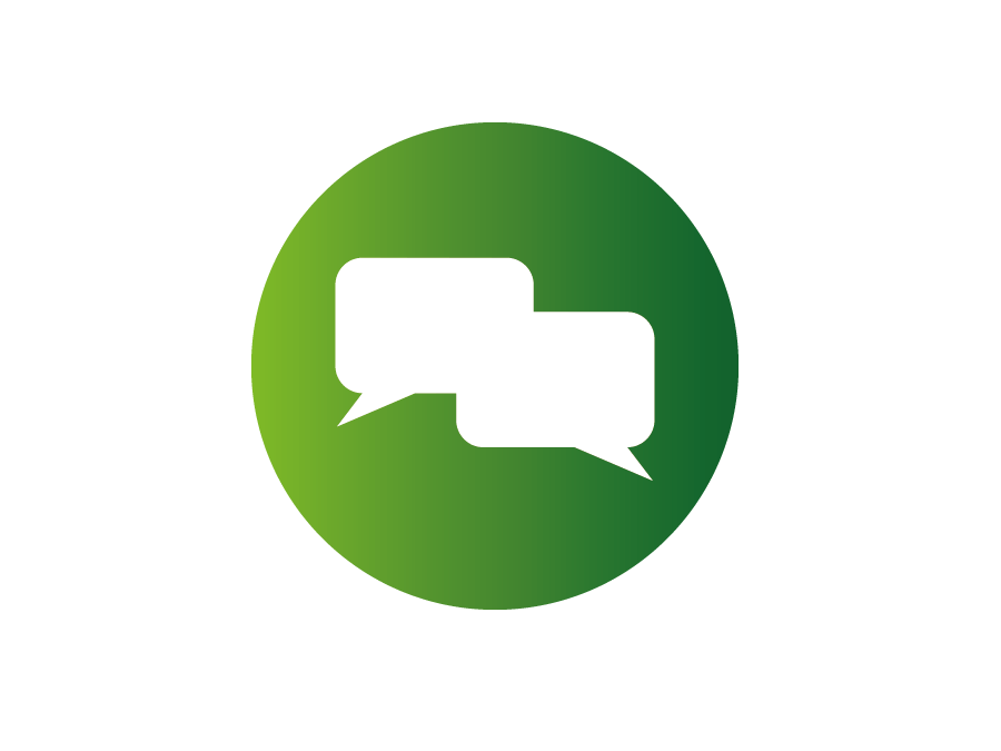 With Green Speech Bubble Phone Logo - Our track record. Green Growth from Business Growth Hub