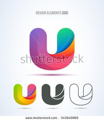 Letter U Logo - letter u logo design vector abstract letter u logo design stock ...