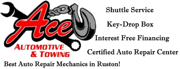 Mechanic Automotive Repair Logo - Ace Automotive Repair & Towing