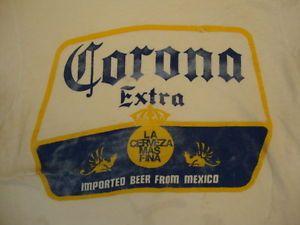 Vintage Corona Logo - Vintage Corona Extra Imported Mexican Beer Cerveza Logo Soft Tan T ...