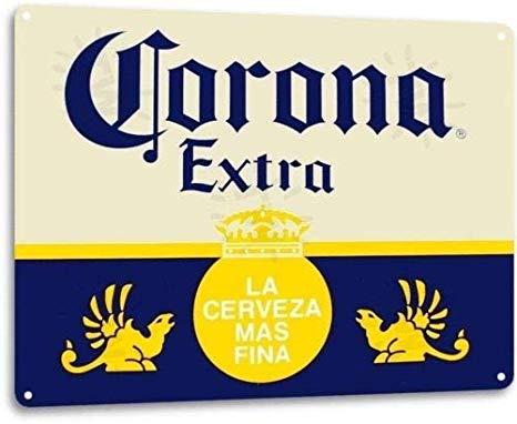 Vintage Corona Logo - ShopForAllYou vintage decor wall signs Corona Extra Beer