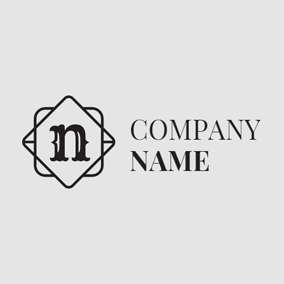 Black N Logo - Free N Logo Designs | DesignEvo Logo Maker
